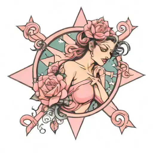 Woman Breast Cancer Star Sign