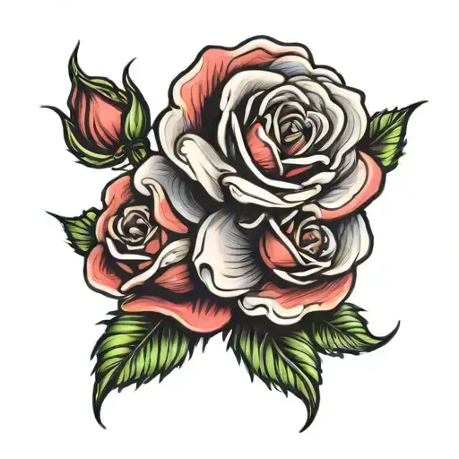 Rose Tattoo Colors