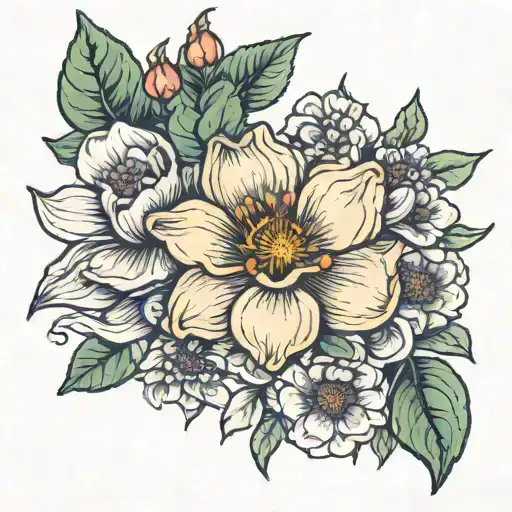 Birthflowers January August And December Birth Flower