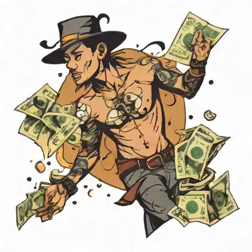 Motion Getting Boys With Money Falling