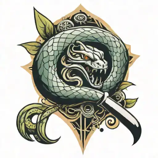 Knife And Snake