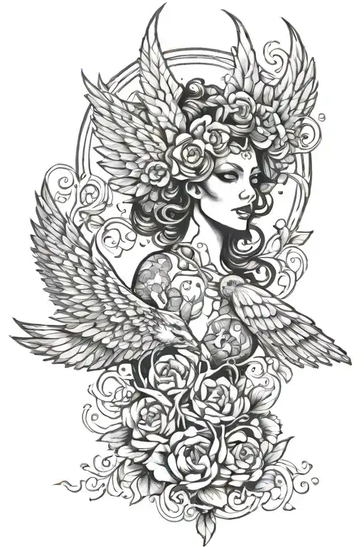 Mother Nature And A Phoenix Rising