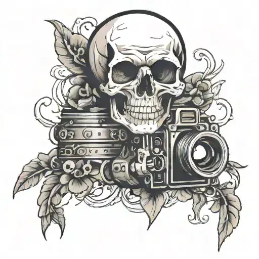 Skull And Camera