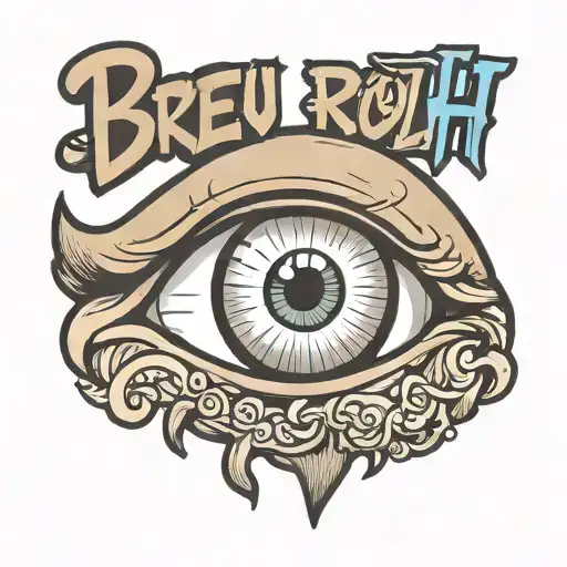 Eye Roll Emoji With Word Bruh