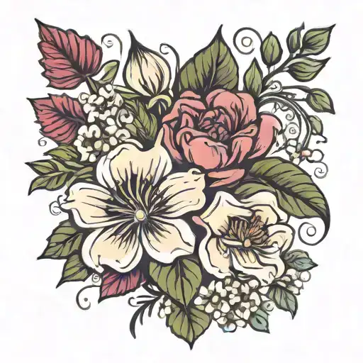 Birth Flower Bouquet September And January