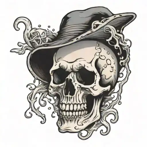 Skull Filled With Rain Blocked By Xtmk