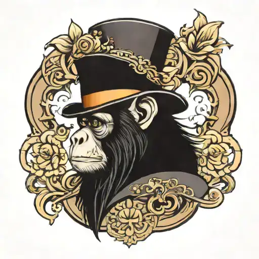 Monkey In Top Hat