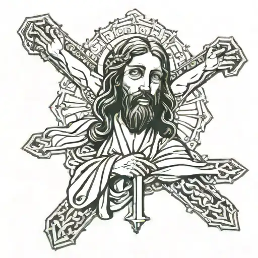 Jesus Would Cross Surrounded