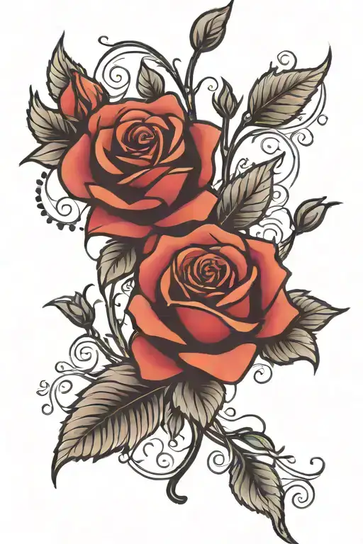 Black Long Stem Rose