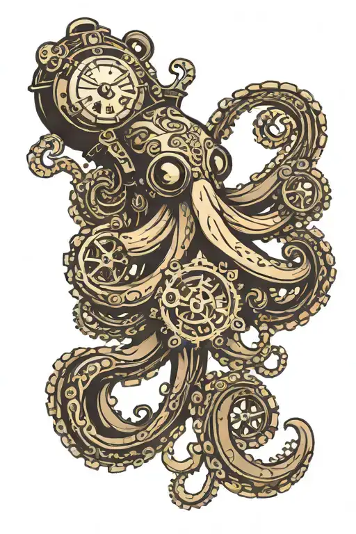Steampunk Octopus