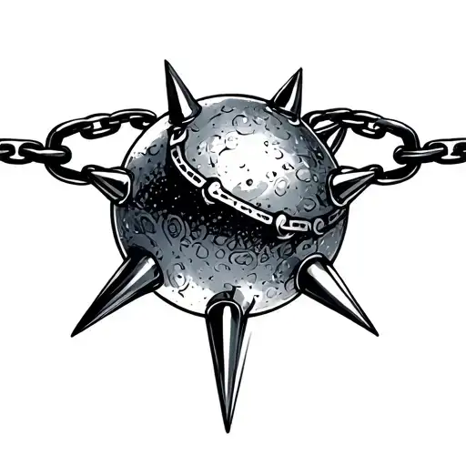 Chain And Spiked Ball