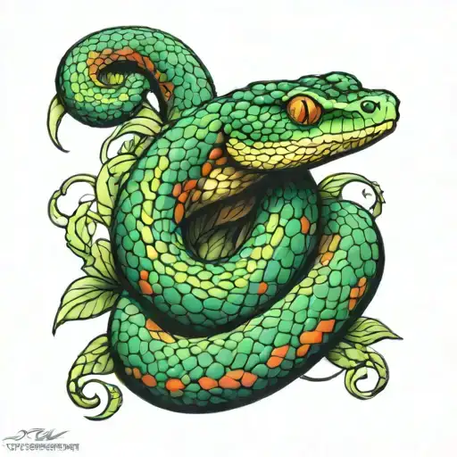 Bush Viper Snake Sleeve