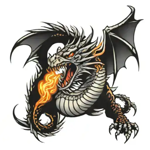 Dragon Breathing Fire