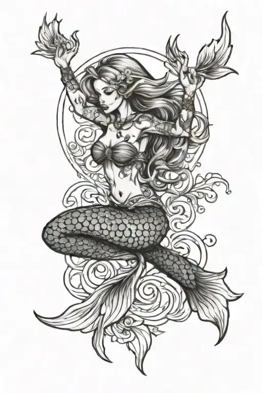 Mermaid Playing