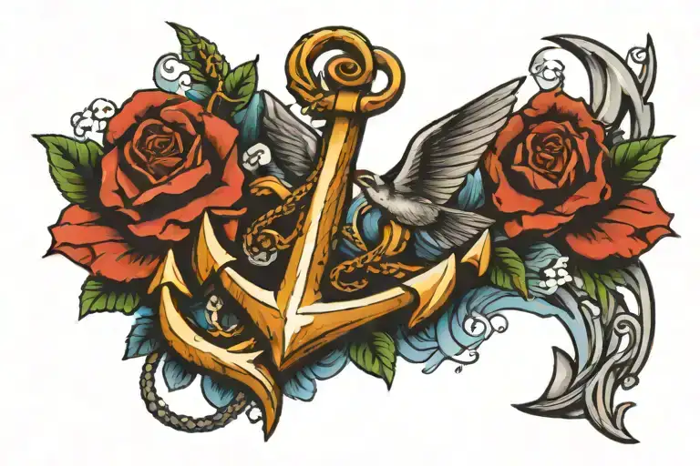 Diamond Anchor Swallow