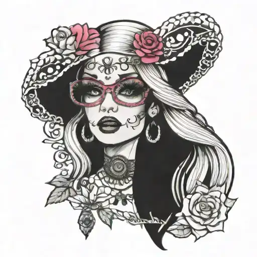 Fun Girl Barbie Woth Quote 'Not All Who Wander