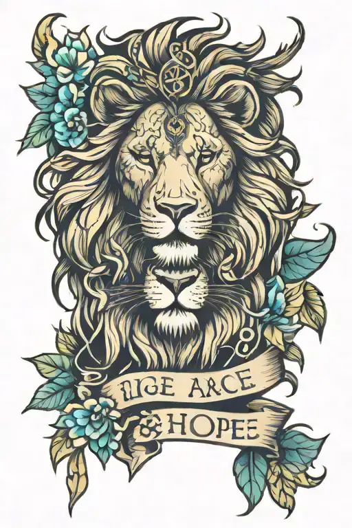 Lion And Peace And Hope