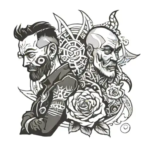 Common Tattoo With My Brother Representing Our Fusional Bond