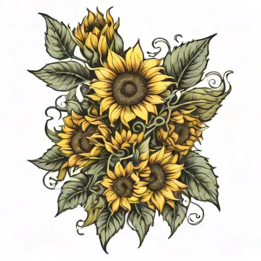 Sunflower Bouquet Wrapped