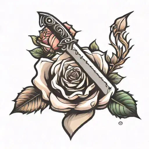 Knife Through Rose