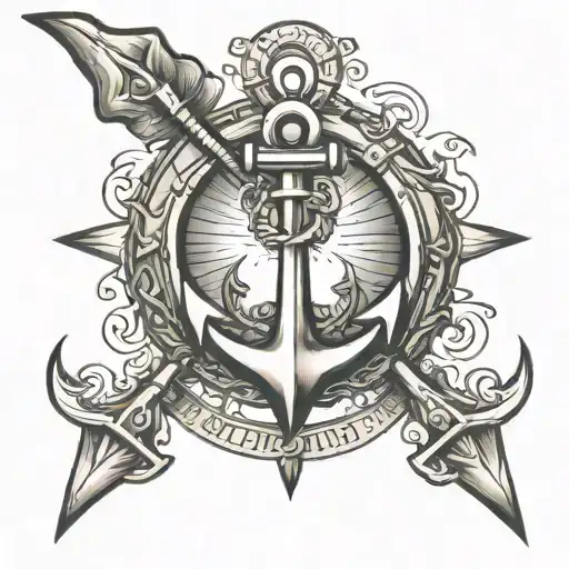 Anchor With Eye Inside