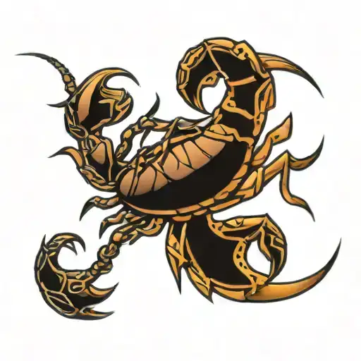 Tribal Style Scorpion