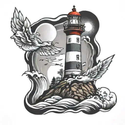 Lighthouse Surrounded