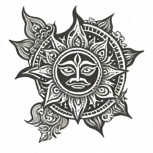 Karna Sun Symbol