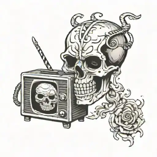 Skull In Tv