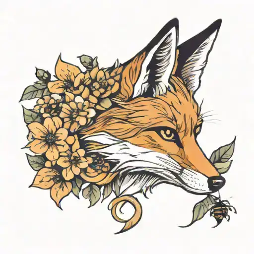Fox And A Bee