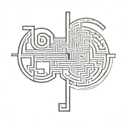 A Black Maze Toen In Half Which Looks Like Semi Circle With Rought Toen Ends