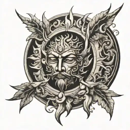 The Mythological Real Sun God