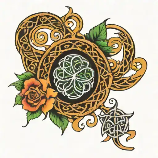 Celtic Incorporating Names Michelle And Nick