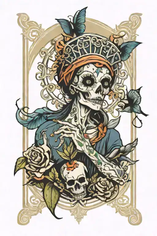 Temparance Tarot Card Depicting Peace And Madness