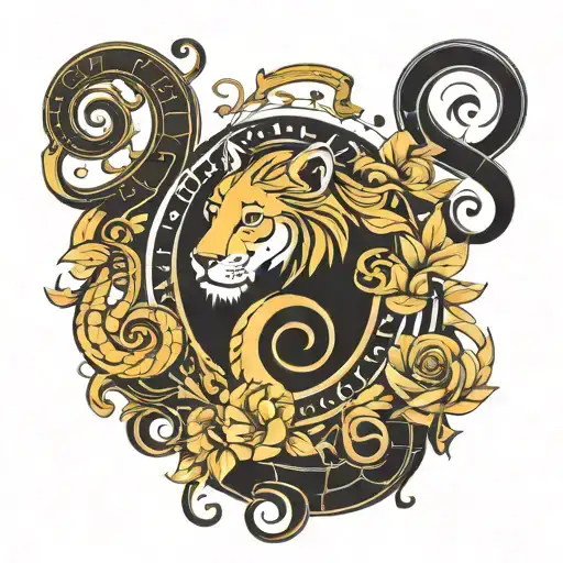 G Clef And Zodiac Leo