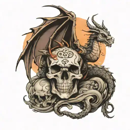 Dragon On Skull Hill Protecting A Human Baby Girl