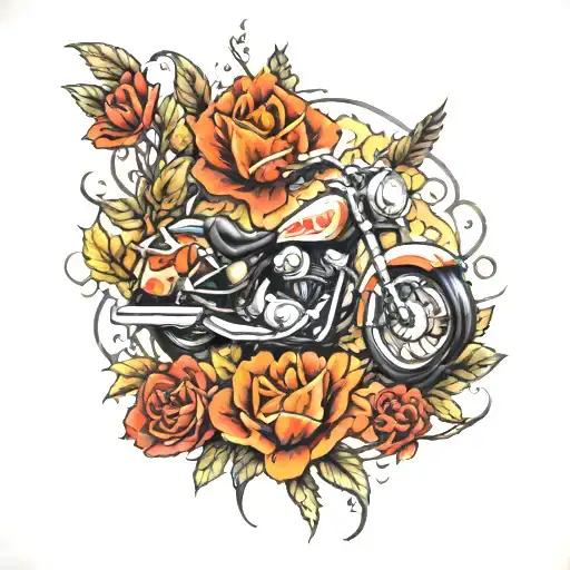 Motor Bike Nature Inspired