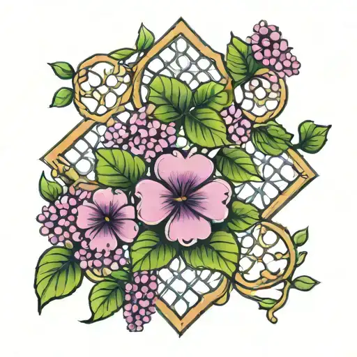 Trellis Lilacs Four Leaf Clover Lilacs