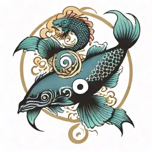 Ying Yang Pisces Zodiac Sign
