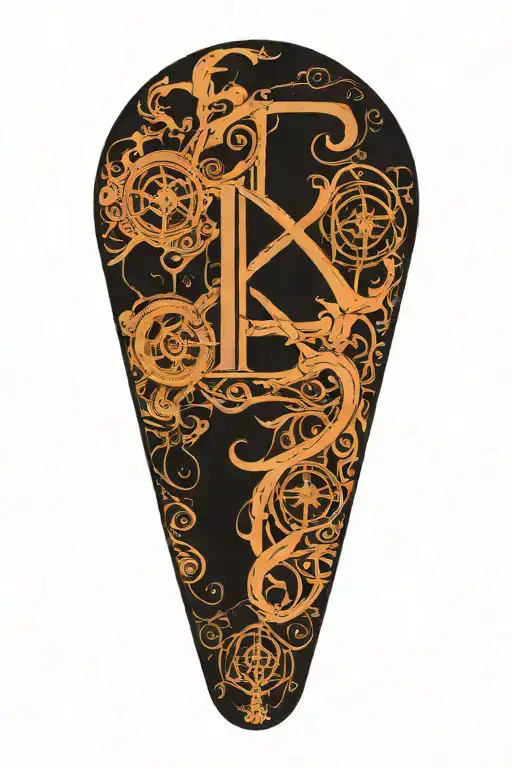 Sleeve Inspired By Brandon Sanderson With Thr Symbol For The Bondsmith