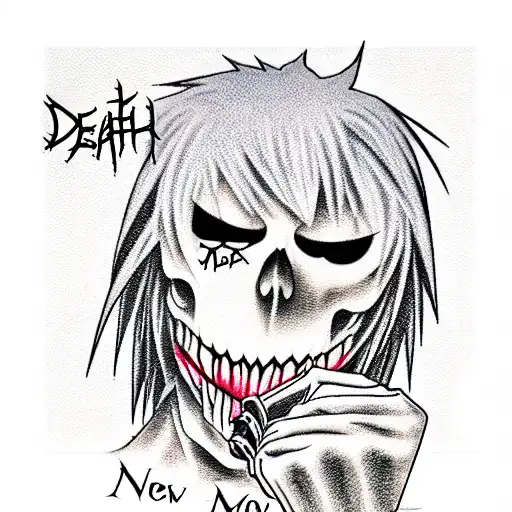 Death Note Man Write To Book