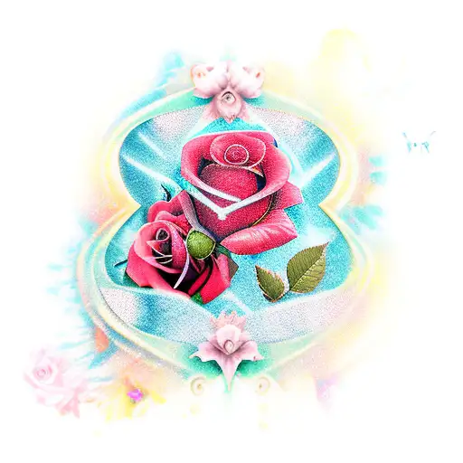 Rose Aquarius Butterfly Red