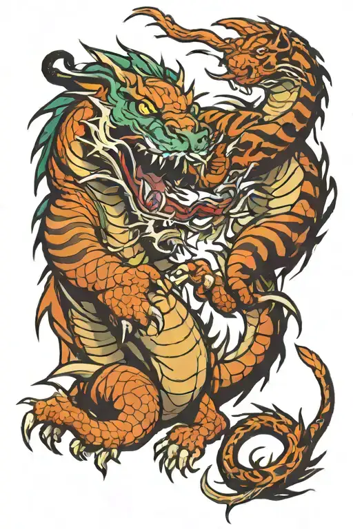Dragon Vs Tiger Fight