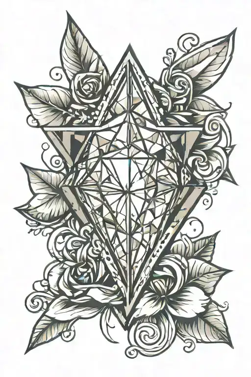 Diamond Shape With A Band Cover Up