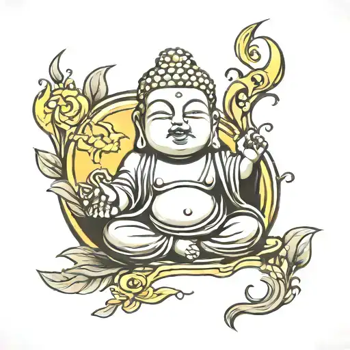 Baby Buddha Floating