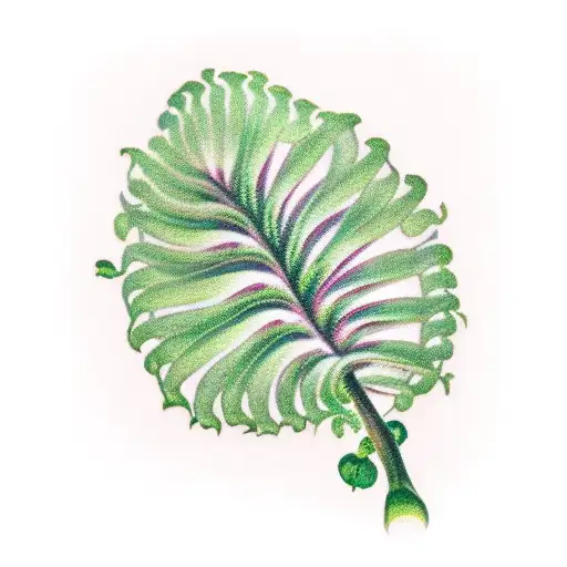 Fiddlehead Fern Leaf