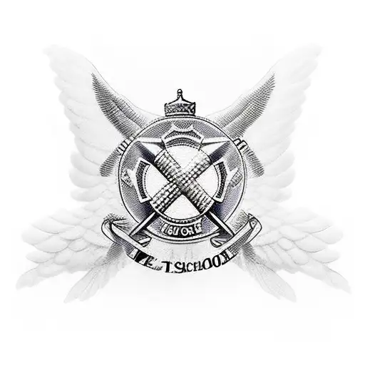 Police Cross Wings Love