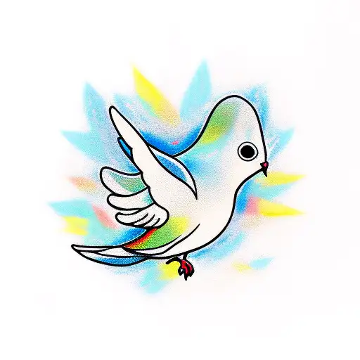 A Dove In Prayer Hands