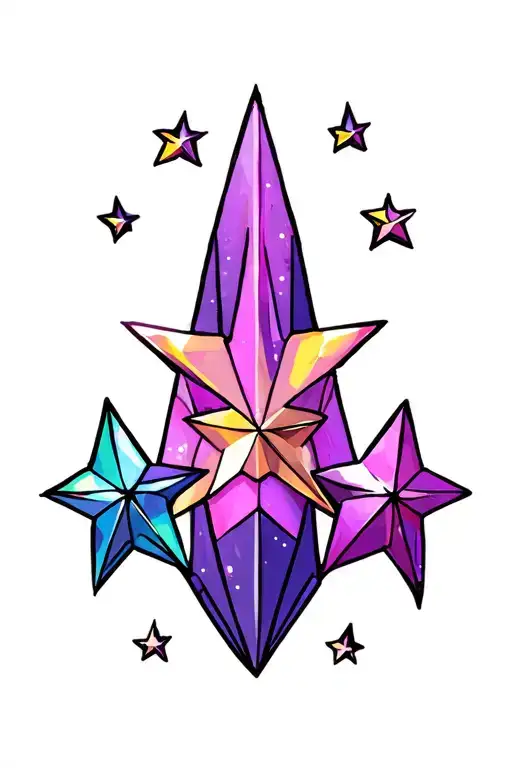 Shooting Stars And Diamonds