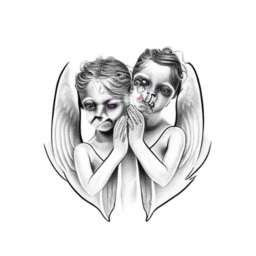 Angel And Demon Gemini